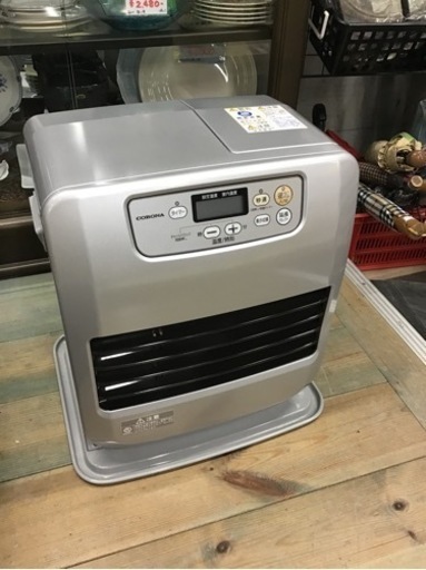 ●販売終了●石油ファンヒーター　CORONA  2017年製　5.0L   3.19kW   よごれま栓　中古品