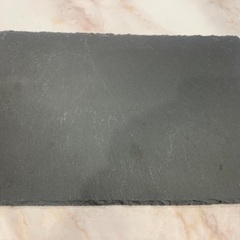 【400円】石目調黒皿(長方形)／料理皿　約30㎝×20㎝