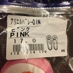 【新品】アリエル　上履き　17センチの画像