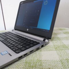Windows11 Office2019搭載 HP小型ノートパソコン ProBook430 G3 SSD 128GB メモリ 8GB Core i3の画像