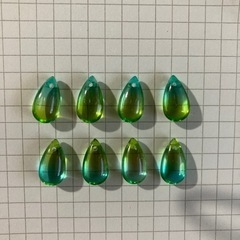 ハンドメイド　素材　ガラス　グラデーション　しずく