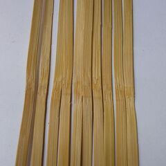 竹ひご　青竹　身　6ｘ0.8ｘ700ｍｍ　10本の画像