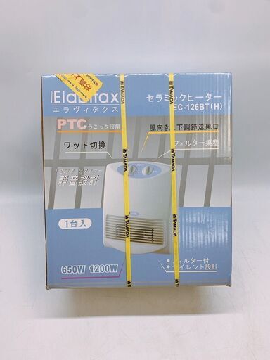 Elabitax　エラヴィタクス　EC-126BT　セラミックファンヒーター　新品　未開封