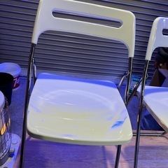 取引中　値下げ　IKEAの折りたたみチェアの画像