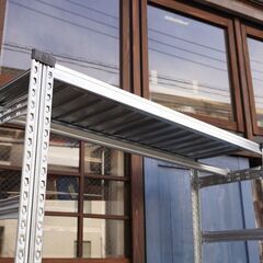 ASPLUND(アスプルンド)取り扱いのメーカーMETALSISTEM(メタルシステム)6段ハンガーラック。店舗什器などにもおススメのインダストリアルなオープンシェルフは飾り棚としても♪CA227の画像