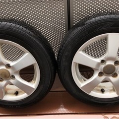【取引完了】軽自動車用ホイール2本タイヤ付き