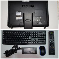 東芝 レグザPC 21.5インチ フルHD液晶一体型デスクトップPC Windows10！メモリ6GB！Wi-Fi！無線マウス＆キーボード！の画像