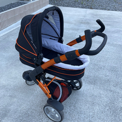 ABC Design ABCデザイン　3-Tec アルマイトオレンジ　ベビーカーの画像