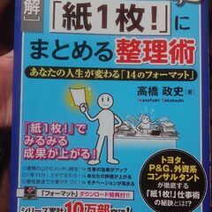 すべての仕事を「紙１枚」にまとめる整理術の画像