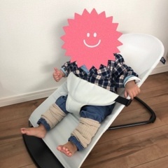 【お取引き成立済】白いバウンサーの画像