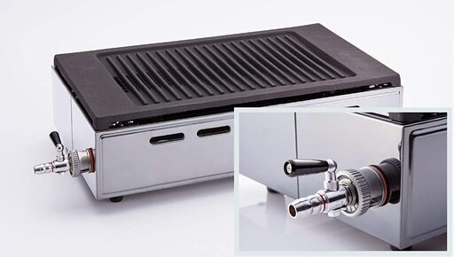 ２台！【amazon限定品】【ホース付き】LPガス用ヤマキン ガス高級焼肉器「焼王」EX-YR819S