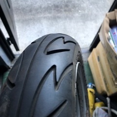 バイクホイールタイヤ付の画像