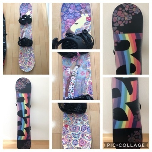 【head/SALOMON】スノーボード初心者レディース向け6点セット(中古)