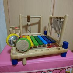 【終了】I'mTOY アイムトイ 木製 楽器 ミュージックステーションの画像