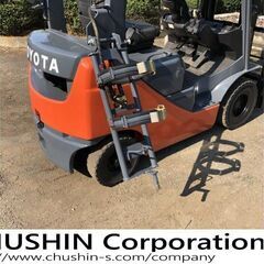 1トン　ガソリン＆LPG　フォークリフト　トヨタ　関東輸送無料(条件有)　LPガス　切替式　エンジンフォークリフトの画像