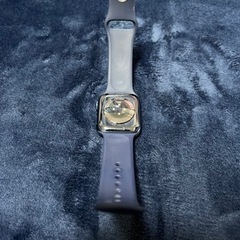 Apple Watch Series 6 GPSモデル 44mm ブルーアルミニウムケースとディープネイビースポーツバンド アップルウォッチ6の画像