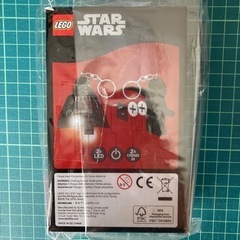 新品未使用　レゴ　ダースベイダー　LEDライトキーホルダーの画像