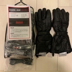 ヒーテックレザー電熱グローブ　美品　Sサイズ