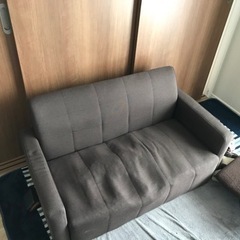 2人がけソファー　大きな傷　汚れなし　の画像