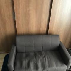 2人がけソファー　大きな傷　汚れなし　の画像