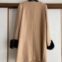 ノーカラーコート　Mの画像
