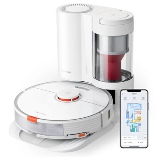 新品未使用⭐︎ロボロック S7P02-04 ロボット掃除機 ROBOROCK S7+ スマート自動ゴミ収集ドック搭載
