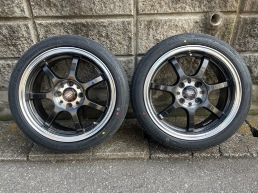 『psi』 RAYS レイズ Daytona Racing 707 デイトナレーシング 15インチ × 6.5JJ +38 4穴 PCD100 アルミホイール4本セット