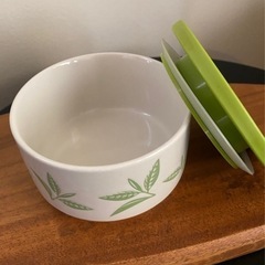 ルピシア　ティーキャディー　気密性高い茶葉入れ　グリーンの画像