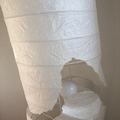 無料でお譲りします　IKEA イケア和紙ランプの画像