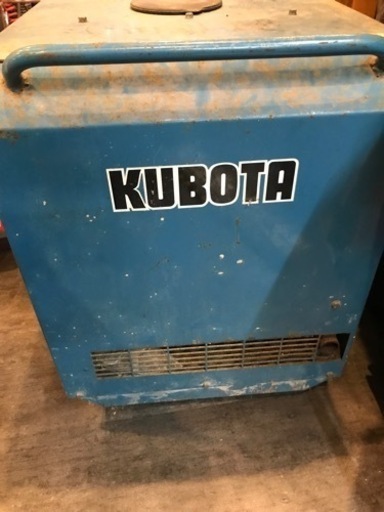 【中古】ジャンク品 KUBOTA ボーダブル溶接発電機 E-150RS
