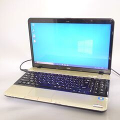 大容量HDD-750G ゴールド ノートパソコン 15.6型 NEC PC-LS550ES6G