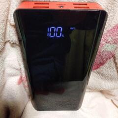モバイルバッテリーＥ、赤／黒