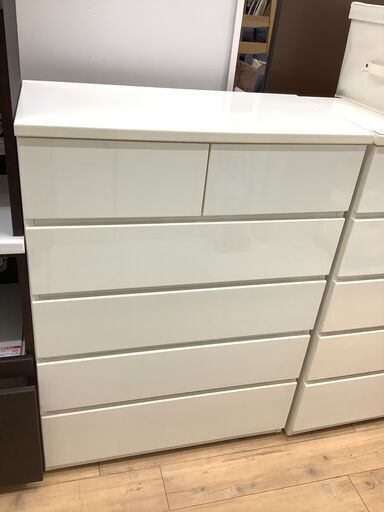 シンプルでおしゃれ！使い勝手の良いニトリの5段チェストです！