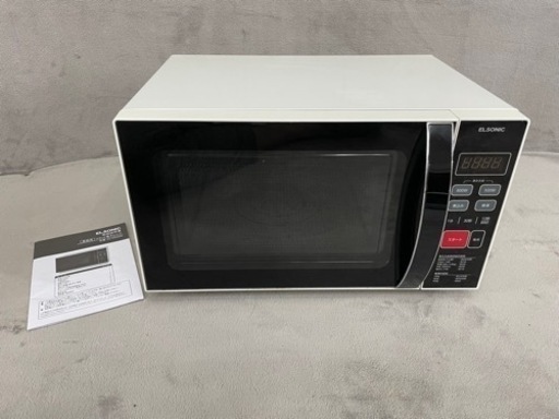 電子レンジ エルソニック　フラットタイプ電子レンジ EGFMW600 2017 キッチン 動作確認済