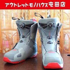 SALOMON 27.5cm スノーボードブーツ SAVAGE BOA グレー系