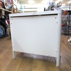 IKEAチェスト 幅80㎝ 引き出し収納 ホワイト イケア BUSUNGE ブースンゲ タンス 収納 子供部屋 札幌 厚別店の画像