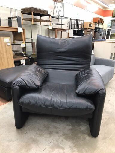 ✨本革✨ Cassina ixc. 1Pソファ MARALUNGA カッシーナ・イクスシー 1人掛ソファ