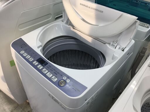 洗濯機の分解クリーニング行っています！配送設置込み！シャープ7.0K洗濯機　2018年製　分解クリーニング済み！！