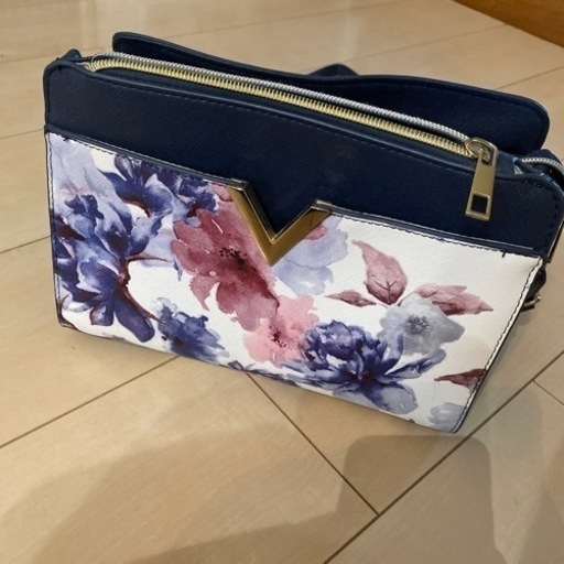 花柄　ショルダーバック