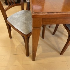 アイデック ダイニングテーブル4脚セット - 家具