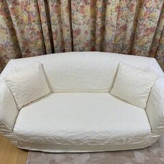 アンティーク・ロココ風が好みの方必見です。2人掛けソファー【エク...