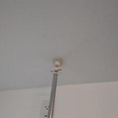 スチール突っぱりラック　本棚の画像