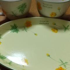 カップ 2個 お皿1枚 セット hiromichi nakano ヒロミチ ナカノ の画像