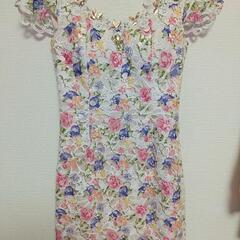 dazzy store キャバドレス 花柄総レースドレス ピンク...