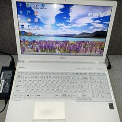富士通　LIFEBOOK AH53/U /CPU Core i7-4722HQ 2.4HHz /メモリ8GB/ブルーレイドライブ/Windows 10 /SSD 480GB /中古品の画像