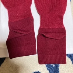 ZETT ソックス　大人用　エンジ色の画像