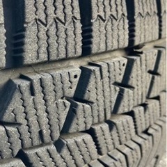 【受付終了】スタッドレスタイヤ155/65R13  4本セット　アルミホイールつき