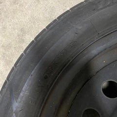 14インチタイヤとホイール　2本　　155/65R14 ブリヂストン　エコピアEP150の画像