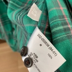 UNIQLO ネルシャツ　xs(ss]の画像