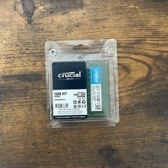 ノートPC増設メモリcrucial 16GB